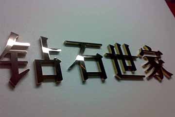 不锈钢字